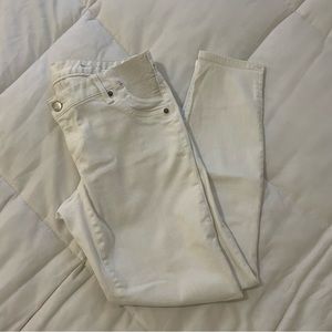 Loft Maternity Inset Panel Capri Jeans